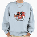 Valentines Day Heart Playing Sweatshirt - Fun Novelty Design Unisex - T-Shirt, Sweatshirt, Hoodie