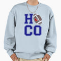 Hoco Football Heart Varsity Spirit Sweatshirt - Casual Everyday Wear Unisex - T-Shirt, Sweatshirt, Hoodie