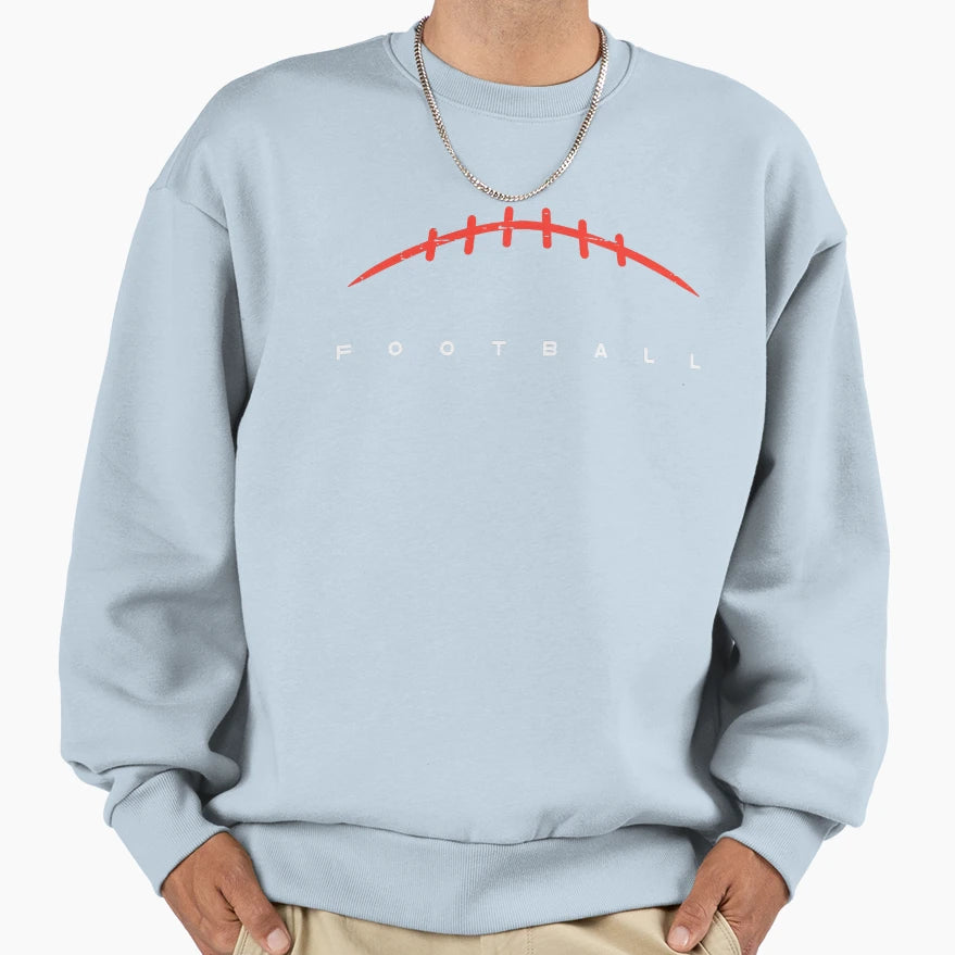American Football Lines Sports Sweatshirt - Fun Novelty Design for Adults - T-Shirt, Sweatshirt, Hoodie