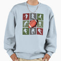 Pop Artistic American Football Sweatshirt - Unique Graphic Men Women - T-Shirt, Sweatshirt, Hoodie