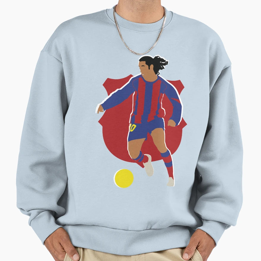 Ronaldinho Bc Fc Sweatshirt - Streetwear Style Men Women - T-Shirt, Sweatshirt, Hoodie