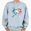 American Football Player Paint Sweatshirt - Streetwear Style Men Women - T-Shirt, Sweatshirt, Hoodie