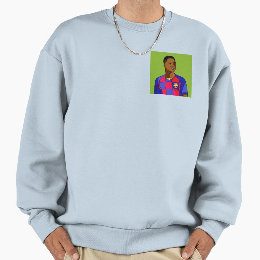 Ansu Fati Soccer Star Sweatshirt - Aesthetic Graphic Men Women - T-Shirt, Sweatshirt, Hoodie