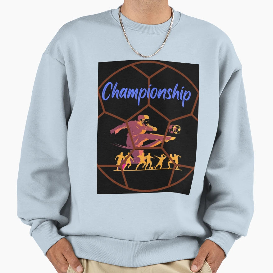 Football Championship Player Sweatshirt - Casual Everyday Wear for Adults - T-Shirt, Sweatshirt, Hoodie