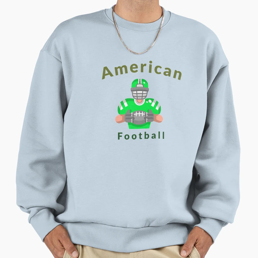 American Football Sweatshirt - Novelty Apparel for Adults - T-Shirt, Sweatshirt, Hoodie