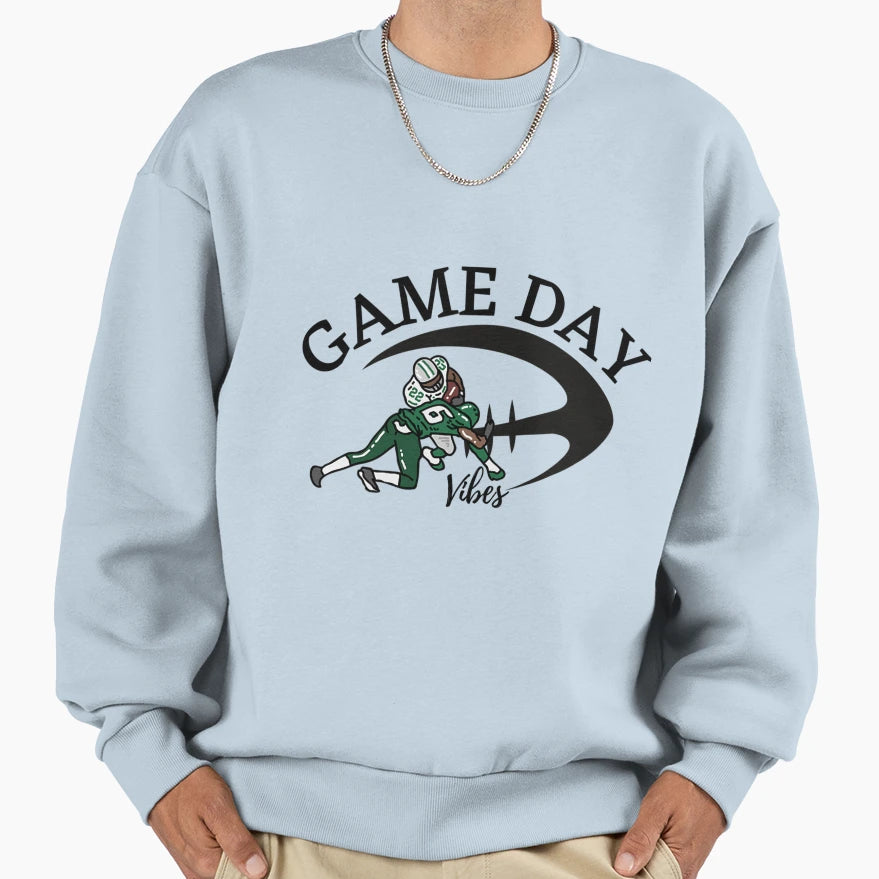 Game Day Vibes Sweatshirt - Aesthetic Graphic for Adults - T-Shirt, Sweatshirt, Hoodie