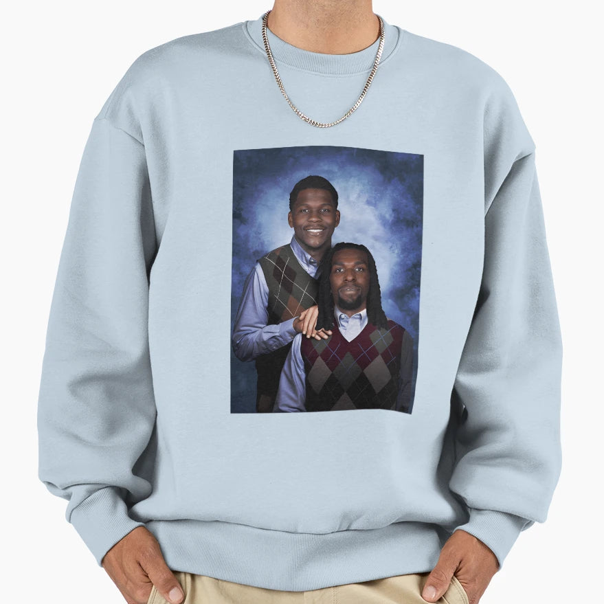 Naz Reid Anthony Edwards Brother Sweatshirt - Streetwear Style for Adults - T-Shirt, Sweatshirt, Hoodie