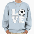 Love Soccer Sports Player Or Coach Sweatshirt - Minimalist Print for Adults - T-Shirt, Sweatshirt, Hoodie
