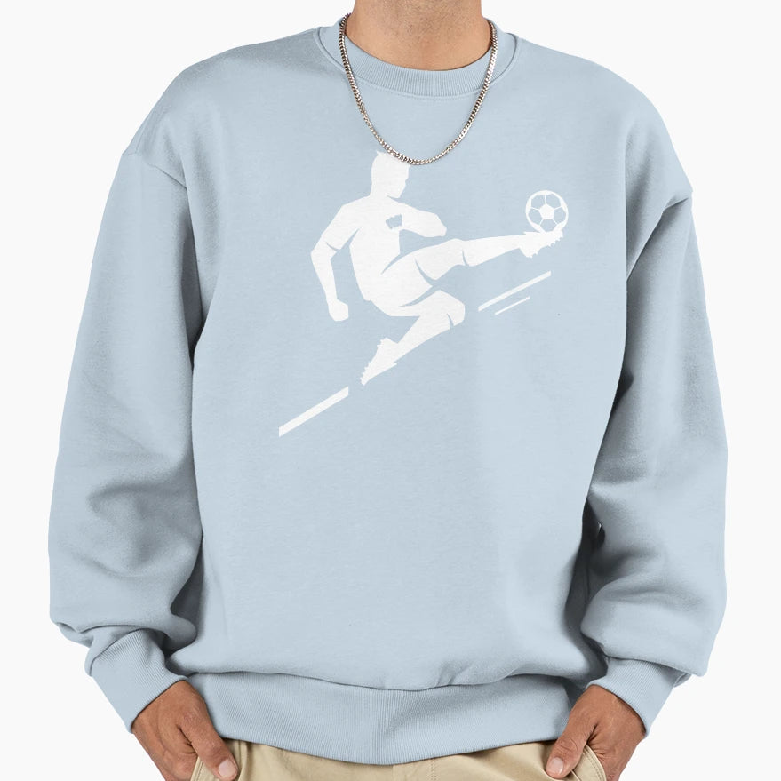 Soccer Player Sweatshirt - Casual Everyday Wear Unisex - T-Shirt, Sweatshirt, Hoodie