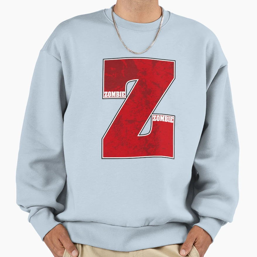 Letter Z Zombie Dead Horror Sweatshirt - Novelty Apparel Men Women - T-Shirt, Sweatshirt, Hoodie