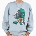 Football Player Sweatshirt - Custom Art Print for Adults - T-Shirt, Sweatshirt, Hoodie