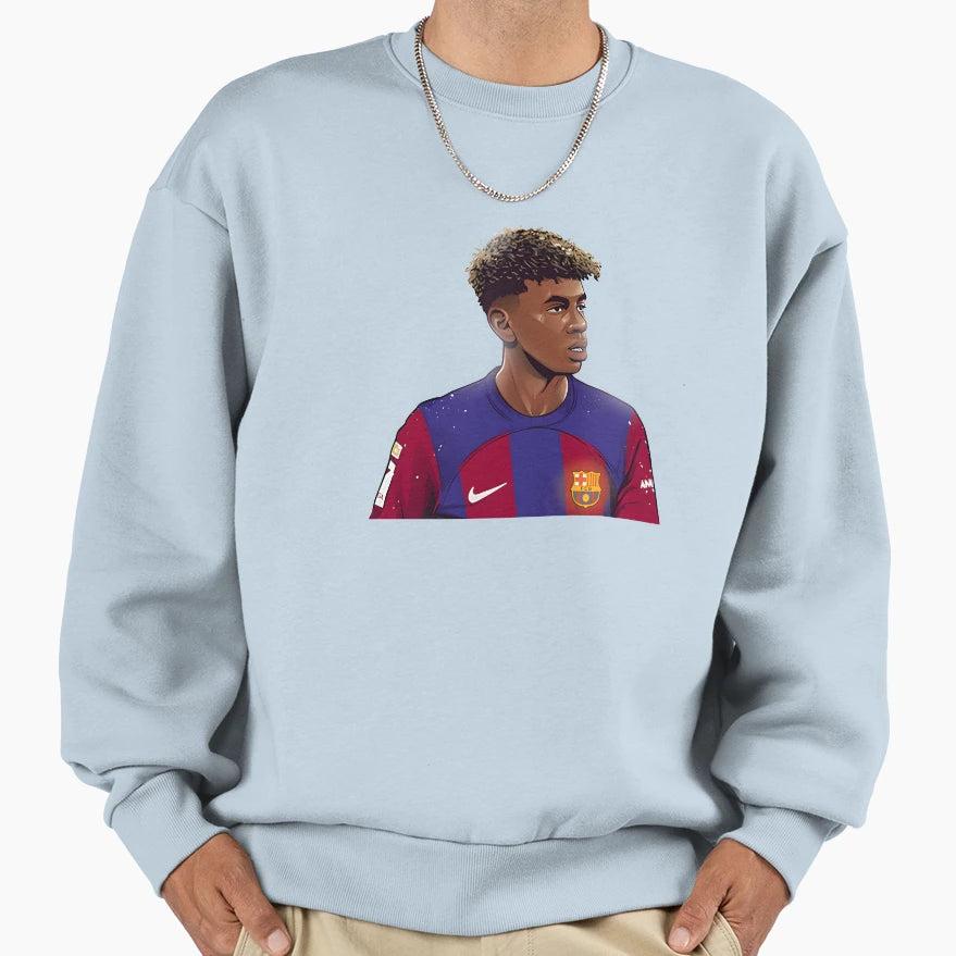 Lamine Yamal Sweatshirt - Unique Graphic for Adults - T-Shirt, Sweatshirt, Hoodie