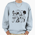 Football Pattern Sweatshirt - Aesthetic Graphic Men Women - T-Shirt, Sweatshirt, Hoodie