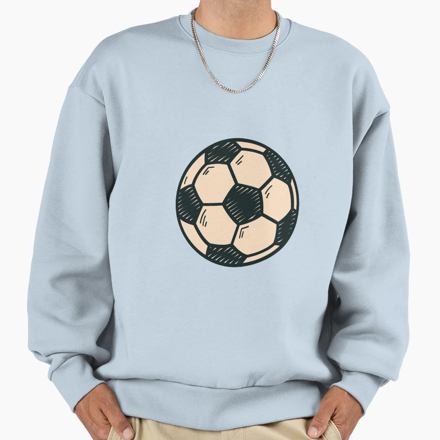 Soccer Ball Sweatshirt - Custom Art Print for Adults - T-Shirt, Sweatshirt, Hoodie