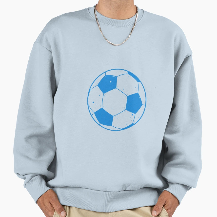 Soccer Ball Sweatshirt - Casual Everyday Wear Men Women - T-Shirt, Sweatshirt, Hoodie