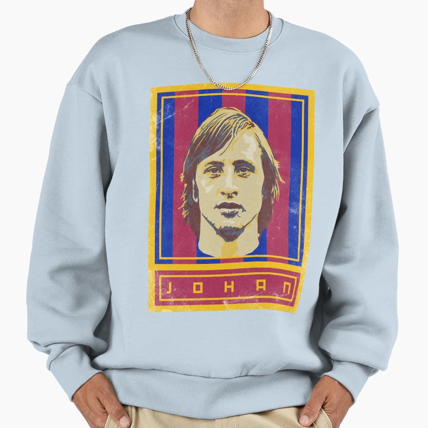 Cruyff Fcb Sweatshirt - Minimalist Print Men Women - T-Shirt, Sweatshirt, Hoodie