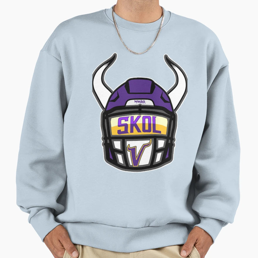 Skol Minnesota Sweatshirt - Minimalist Print for Adults - T-Shirt, Sweatshirt, Hoodie