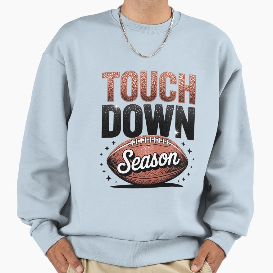 Autumn Football Dad Sweatshirt - Trendy Graphic for Adults - T-Shirt, Sweatshirt, Hoodie