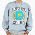 Soccer Ball Flag Champions Kazakhstan T-Shirt - Novelty Apparel Men Women - T-Shirt, Sweatshirt, Hoodie