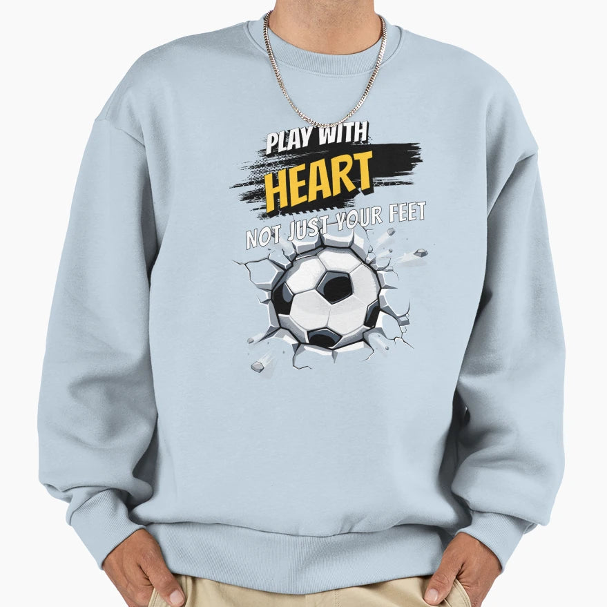 Soccer Sweatshirt - Casual Everyday Wear Men Women - T-Shirt, Sweatshirt, Hoodie