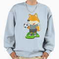 Fox Soccer Player Soccer Sweatshirt - Casual Everyday Wear Men Women - T-Shirt, Sweatshirt, Hoodie