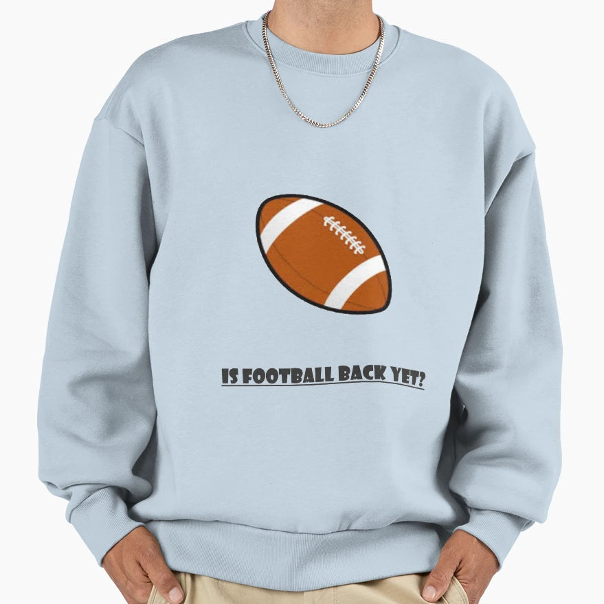 Football Sweatshirt - Minimalist Print for Adults - T-Shirt, Sweatshirt, Hoodie