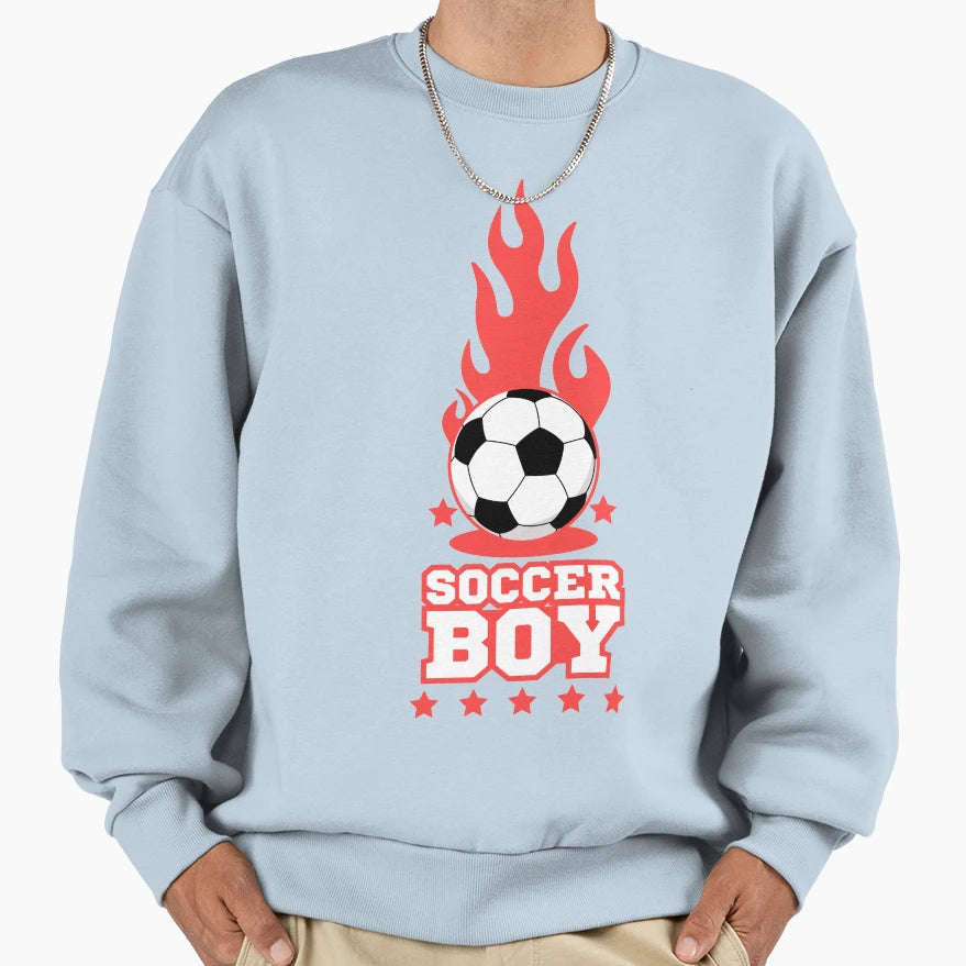 Soccer Black Soccer Players Sweatshirt - Aesthetic Graphic Unisex - T-Shirt, Sweatshirt, Hoodie