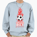 Soccer Black Soccer Players Sweatshirt - Aesthetic Graphic Unisex - T-Shirt, Sweatshirt, Hoodie