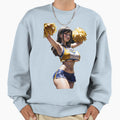 Smoking Hot Anime Cheerleader Sweatshirt - Streetwear Style Men Women - T-Shirt, Sweatshirt, Hoodie