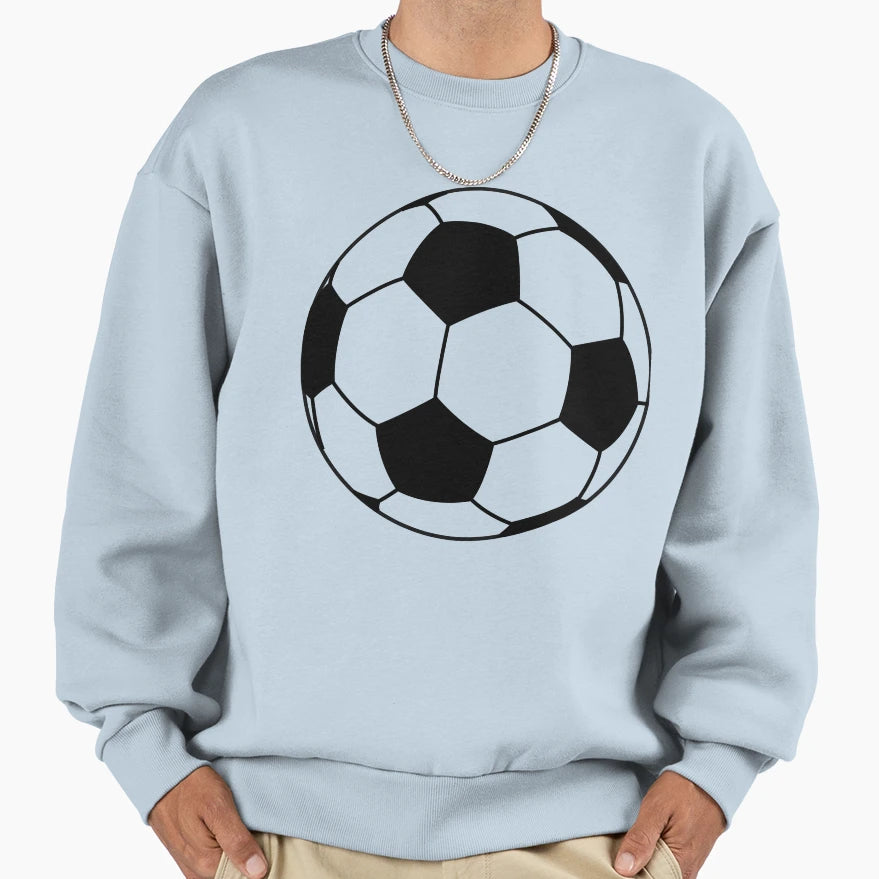Soccer Ball Sweatshirt - Custom Art Print for Adults - T-Shirt, Sweatshirt, Hoodie