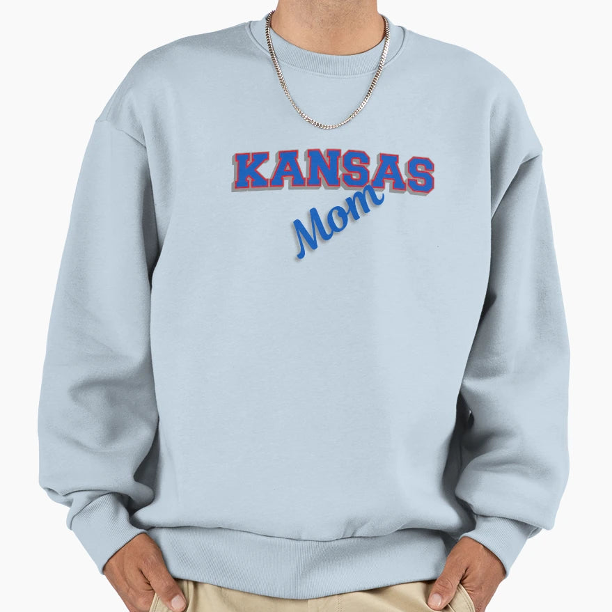 Kansas Mom Sweatshirt - Novelty Apparel Men Women - T-Shirt, Sweatshirt, Hoodie