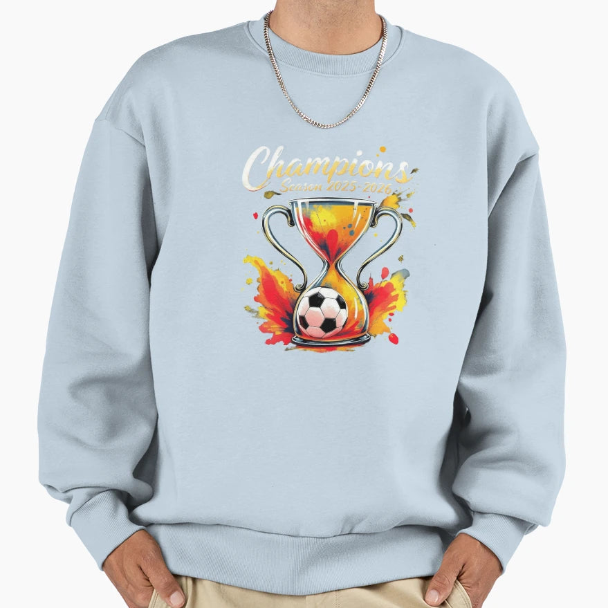 Fantasy Soccer Champions Trophy Sweatshirt - Unique Graphic for Adults - T-Shirt, Sweatshirt, Hoodie