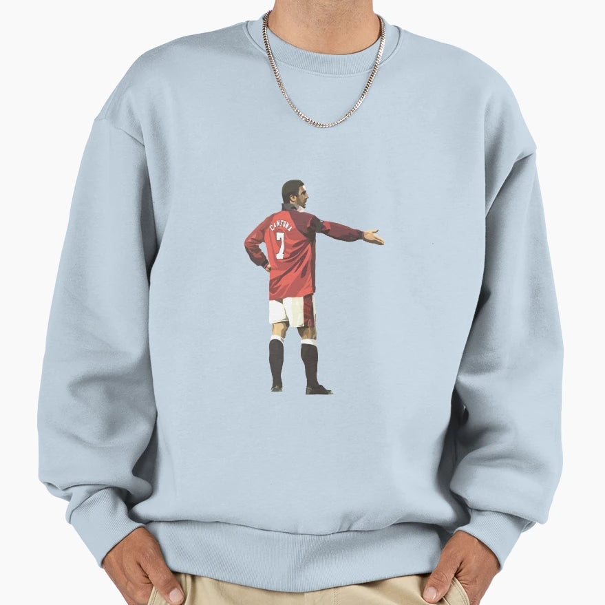 Eric Cantona Sweatshirt - Streetwear Style Unisex - T-Shirt, Sweatshirt, Hoodie