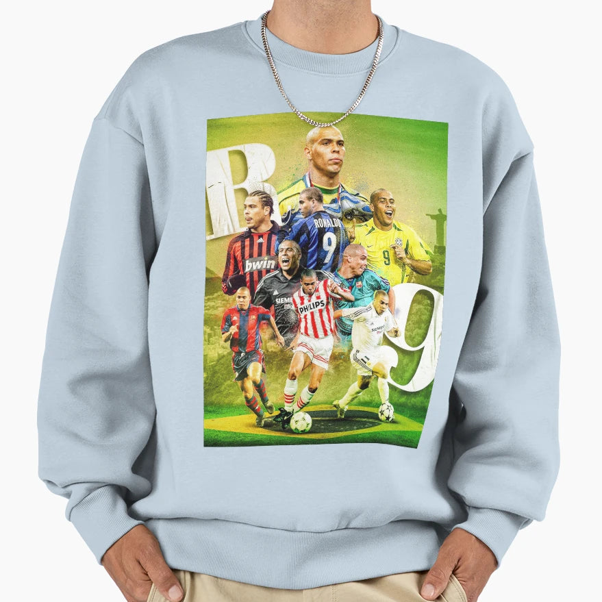 Wallpaper Ronaldo Nazario Sweatshirt - Casual Everyday Wear Men Women - T-Shirt, Sweatshirt, Hoodie