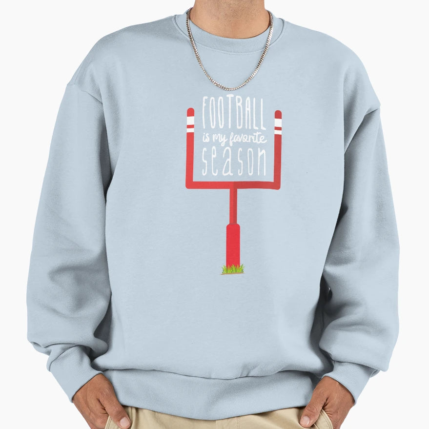 Football Is My Favorite Season Pack Sweatshirt - Minimalist Print Unisex - T-Shirt, Sweatshirt, Hoodie