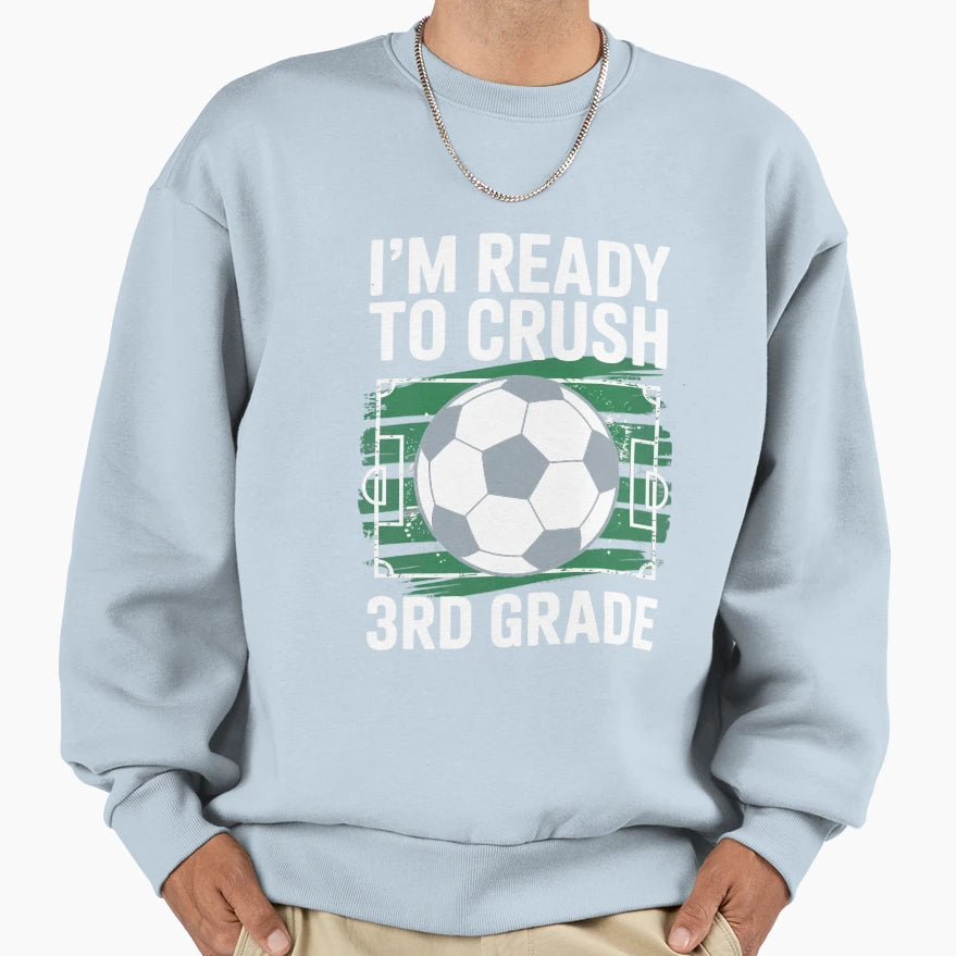 Back To School First Day 3Rd Grade Sweatshirt - Minimalist Print Men Women - T-Shirt, Sweatshirt, Hoodie