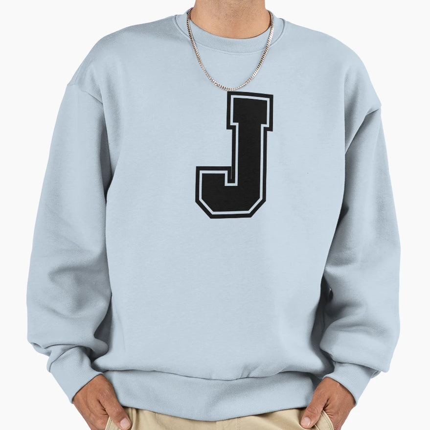 Letter J Sweatshirt - Unique Graphic Unisex - T-Shirt, Sweatshirt, Hoodie