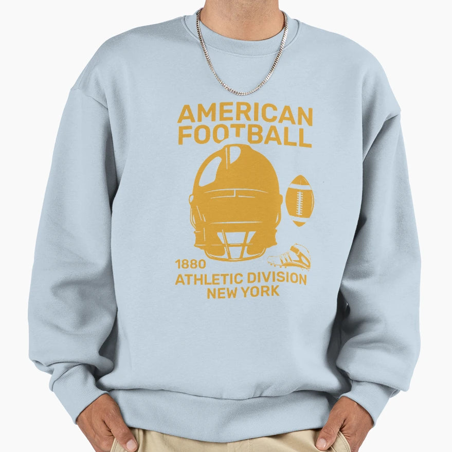 American Football Number 1 Fan Sweatshirt - Aesthetic Graphic Unisex - T-Shirt, Sweatshirt, Hoodie