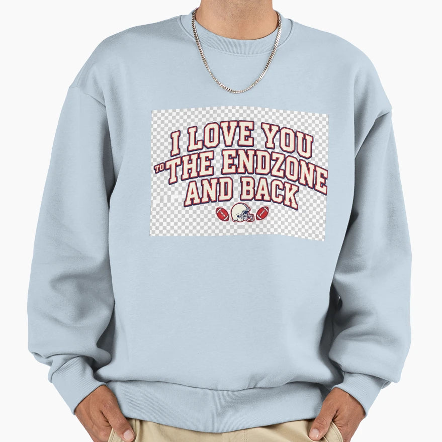 Football Love Sweatshirt - Fun Novelty Design for Adults - T-Shirt, Sweatshirt, Hoodie