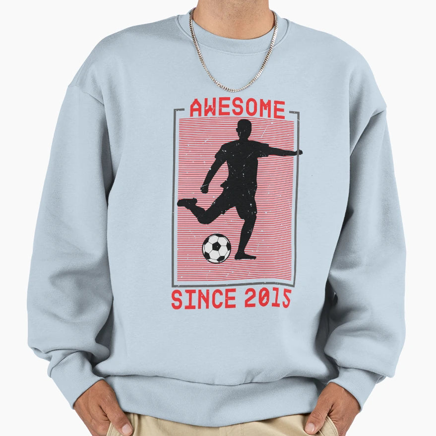 8Th Birthday 9 Yrs Old Awesome Since Sweatshirt - Trendy Graphic Men Women - T-Shirt, Sweatshirt, Hoodie