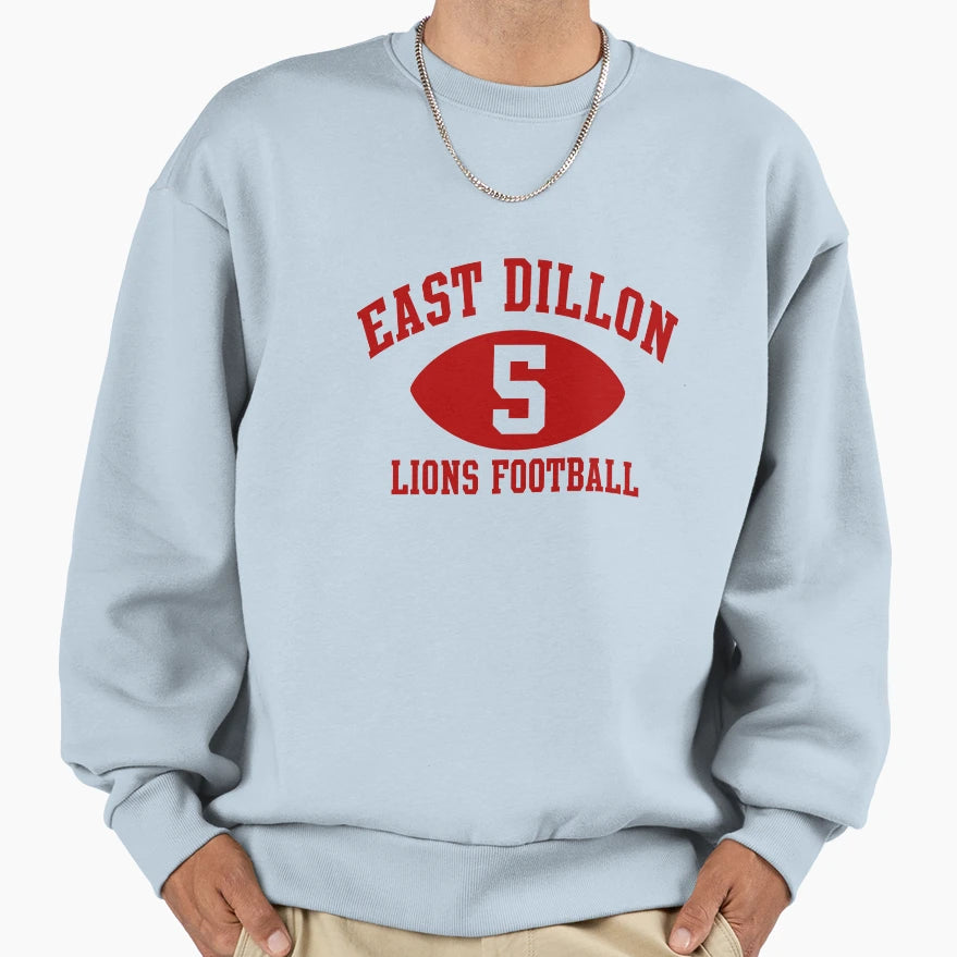 East Dillon Lions 5 Sweatshirt - Minimalist Print for Adults - T-Shirt, Sweatshirt, Hoodie
