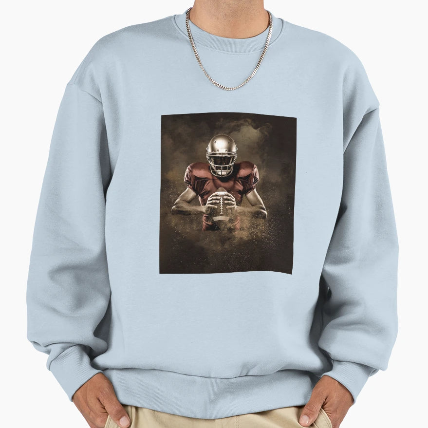 American Football Watercolor Sweatshirt - Streetwear Style for Adults - T-Shirt, Sweatshirt, Hoodie