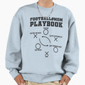 Football Mom Playbook Funny Sports Sweatshirt - Minimalist Print Men Women - T-Shirt, Sweatshirt, Hoodie
