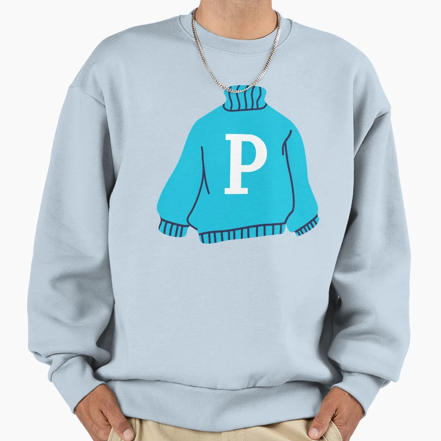Letter Sweatshirt - Novelty Apparel Men Women - T-Shirt, Sweatshirt, Hoodie