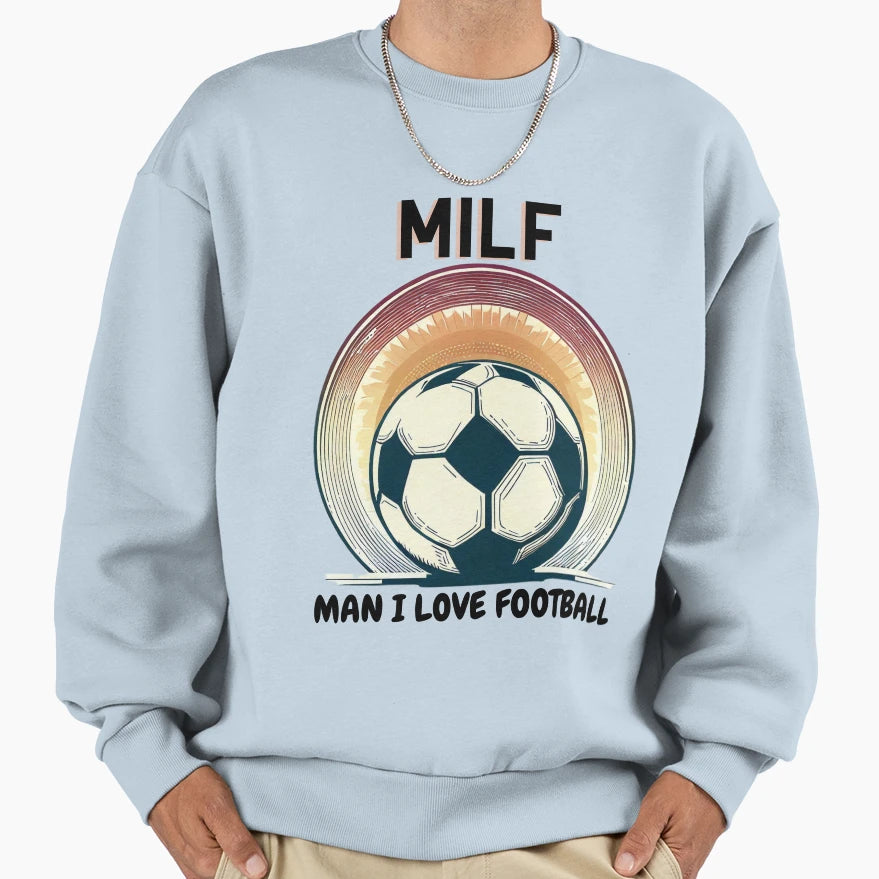 I Love Football 3 Sweatshirt - Graphic Print Men Women - T-Shirt, Sweatshirt, Hoodie