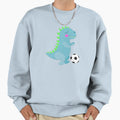 Dinosaur Soccer Sweatshirt - Fun Novelty Design for Adults - T-Shirt, Sweatshirt, Hoodie