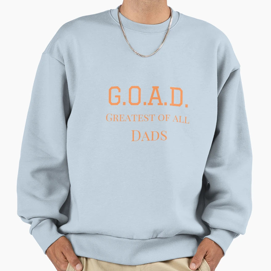 G O D Greatest All Dads Funny Varsity T-Shirt - Minimalist Print Unisex - T-Shirt, Sweatshirt, Hoodie
