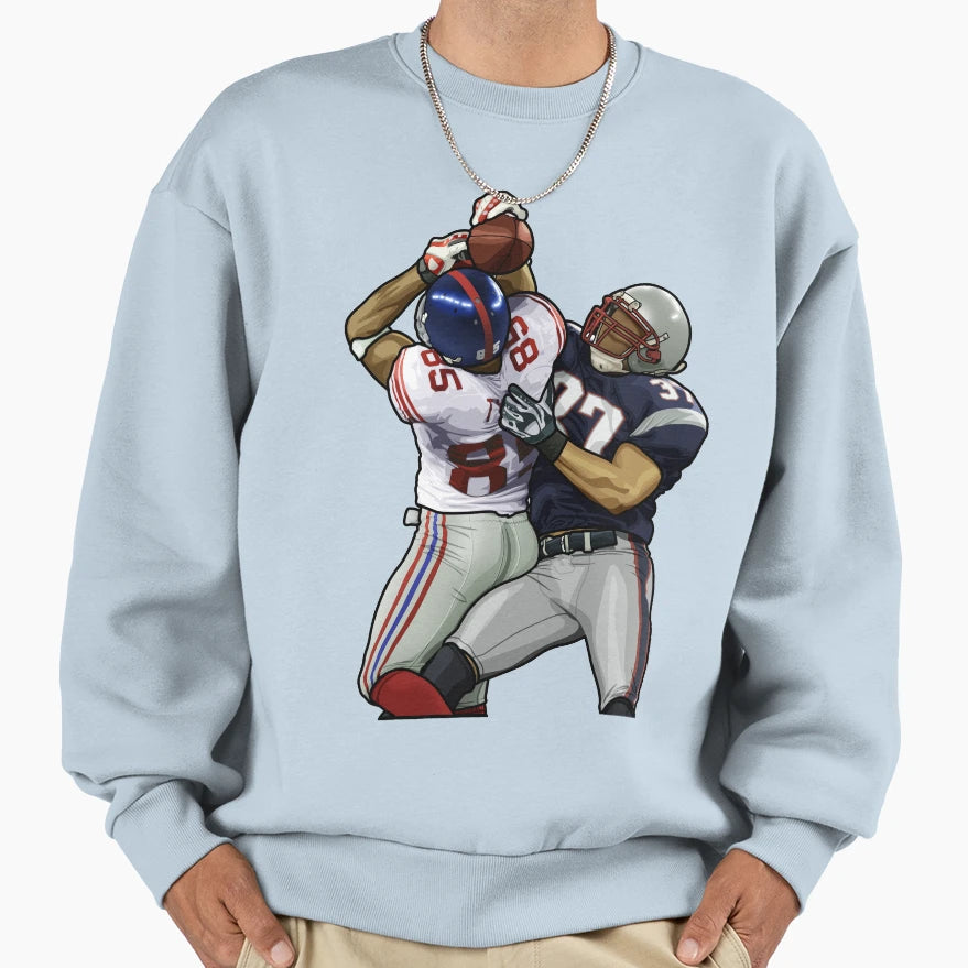 David Tyree Helmet Catch Sweatshirt - Minimalist Print for Adults - T-Shirt, Sweatshirt, Hoodie