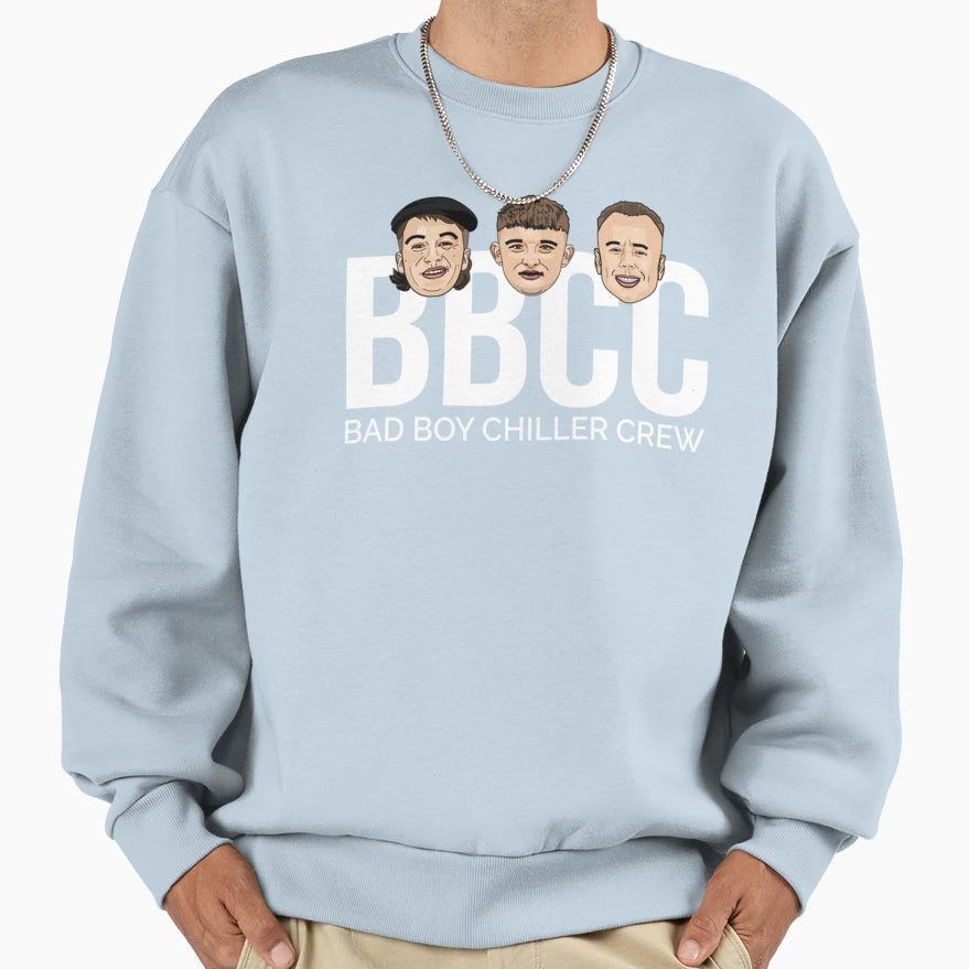 Bbcc Bbcc Bad Chiller Crew Sweatshirt - Minimalist Print for Adults - T-Shirt, Sweatshirt, Hoodie