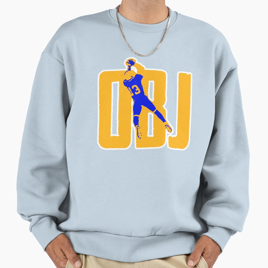 Air Obj La Los Angeles Football And T-Shirt - Custom Art Print Men Women - T-Shirt, Sweatshirt, Hoodie